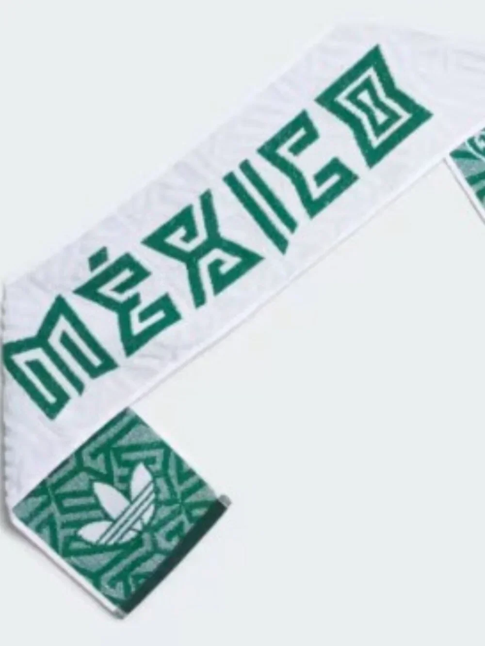 ADIDAS Mexico 26 Away Soccer Towel in White/Green